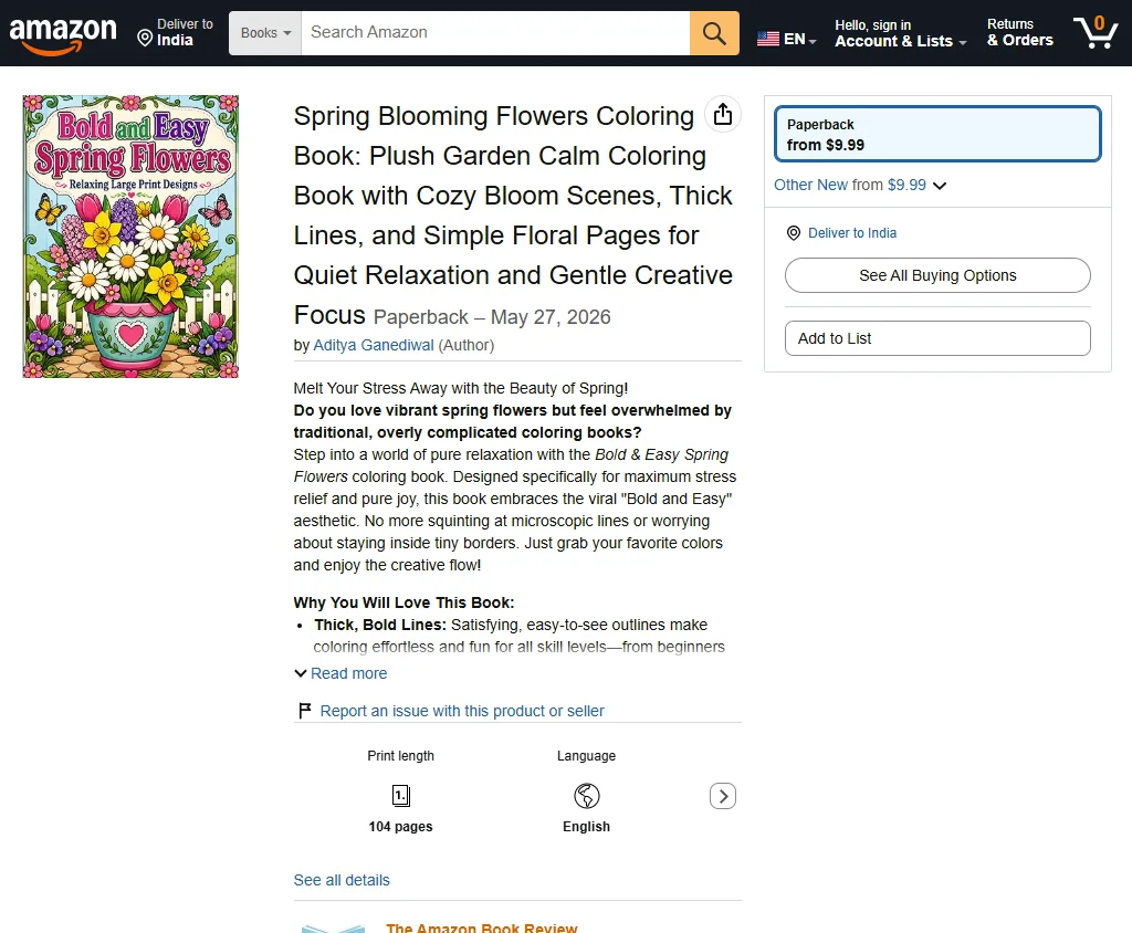 Amazon KDP Live Dashboard Proof