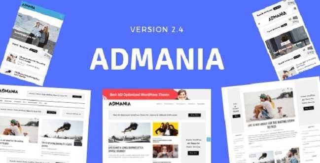 download admania theme gpl v252 adsense wordpress theme