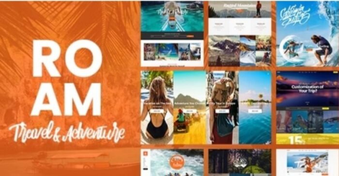 roam 110 travel and tourism wordpress theme
