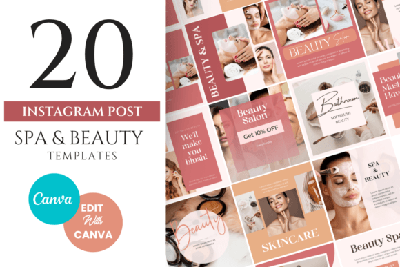 20 Spa Beauty Instagram Post Templates Graphics 58414328 1 1 580x387 1